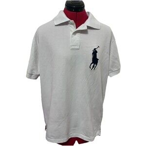 Polo Ralph Lauren Men’s White Polo Big Pony Shirt Size XXL